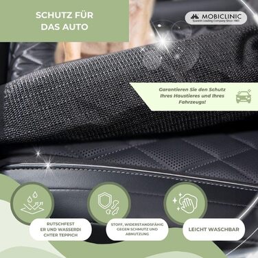 Автокрісло для собак Mobiclinic® Sammy: універсальний, антиковзний, водонепроникний, з кишенями та регульованими ременями