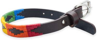 Шкіряний нашийник для собак Gaucho Goods, розмір L, Woodstock
