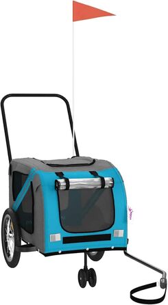 Фармінге для собак Gecheer: міцний та комфортний причіп з оксфордської тканини, блакитно-сірий