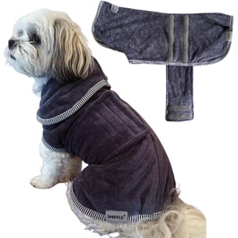 Преміум халат для собак - великі породи, теплий та м'який, для зими та літа, машинне прання 40°C