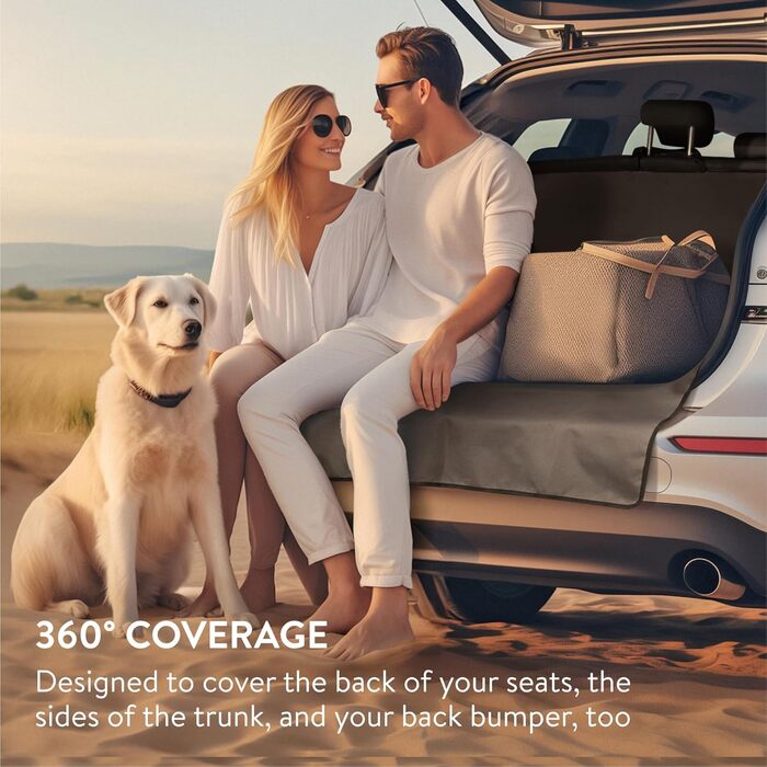 Захист для багажника автомобіля Navaris для собак - захист краю багажника, чохол для сидіння, ковдра для собак в авто, водовідштовхувальний та легкий у догляді, пластиковий чохол для багажника