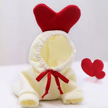 Теплий худі для собак XIAOYU: зручний зимовий одяг для цуценят та собак, теплий комбінезон з капюшоном