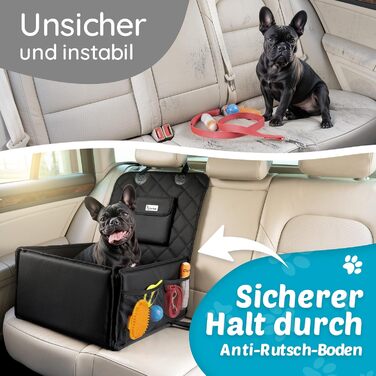 Автокрісло для собак з дозатором відходів - автокрісло для маленьких собак | Зручне та безпечне