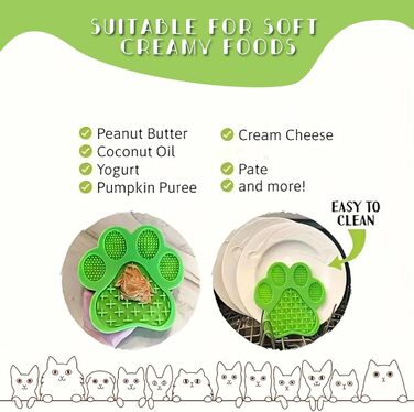 Силіконова килимок-іграшка для собак, антиковзкий, для зменшення тривоги та повільного годування (Блакитний)