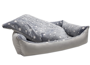 Велике лежак-диван для собак, м'який ковпак 100x70 см, розмір L