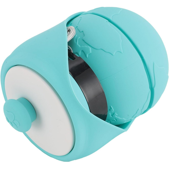 Складана пляшка для води для собак, силіконовий напійник для тварин, диспенсер для води для цуценят, дорожній напійник для собак, для прогулянок та походів (Blue)