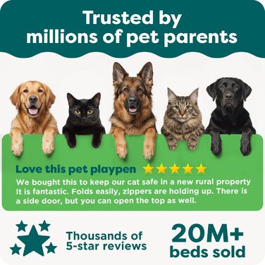 Переносний вольєр для собак та котів Furhaven, складаний ігровий майданчик/вольєр для дому та вулиці з блискавкою, зелений та рожевий, XL зелений/рожевий (Sailor Blue, Extra Large)