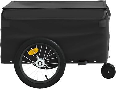 Причіп для велосипеда для собак, транспортний причіп, чорний, 45 кг, сталь, для щоденного транспортування, універсальний, легко монтується