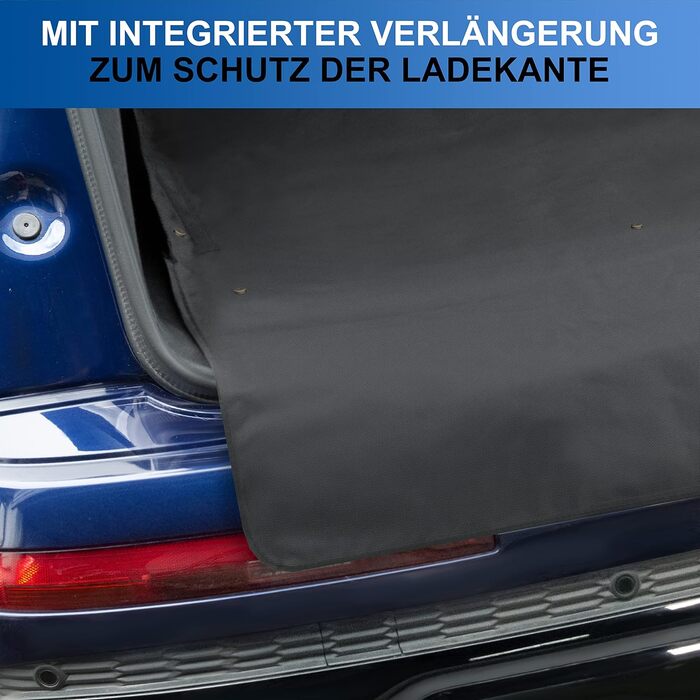 Водонепроникний килимок для собак у машину WhizProducts® – захист для заднього сидіння, фіксація, для подорожей та транспортування. Міцний килимок для заднього сидіння автомобіля (багажник)