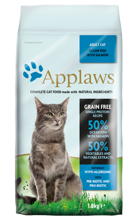 Сухий корм для котів Applaws Cat Риби океанічні та лосось, 6 кг