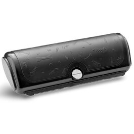 Щітка для собак та котів – двоколірна синьо-жовта, видаляє відмерле волосся та підшерсток м'яко, для собак та котів (чорна)