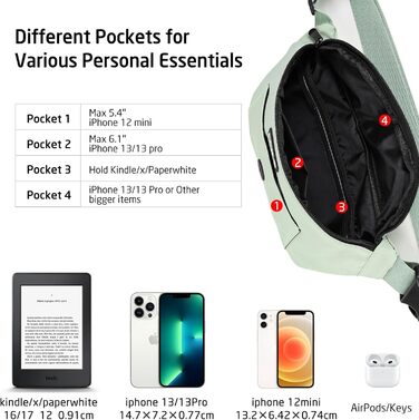 Сумка для собак з відділенням для ласощів та рулеткою для збору відходів, поясна/поясна сумка, підходить для жінок та чоловіків, для дресирування цуценят, подарунок для любителів собак, зелений нейлон