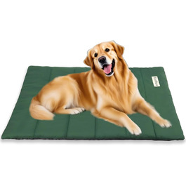 Килимок для собак у подорож – водовідштовхувальний, неслизький та пральний, 110х68 см. Килимок для собак на вулицю, у машину та в подорожі (Зелений)