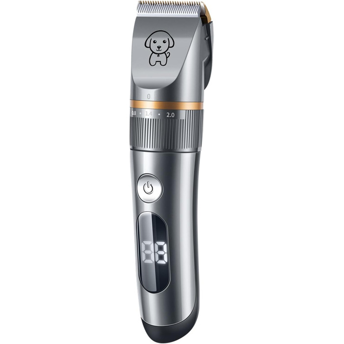 Професійна машинка для стрижки котів та собак Leise, 5 швидкостей, для довгошерстих та заплутаних тварин