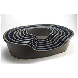 Корзина для собак Moderna з пластику сірого кольору, 110 см