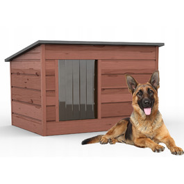 Буда для собак TajgaWood, дерево, зовнішні розміри: 109 x 79 x 69 см