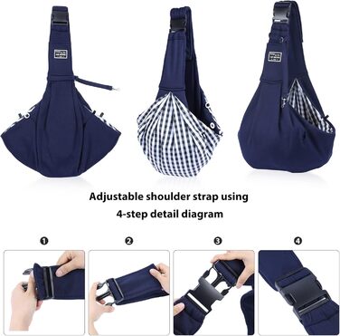 PETCUTE Сумка-переноска для собак до 7.5 кг, рожева, з регульованим ременем та передньою кишенею