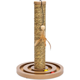 Дряпка для котів Karlie Kratzbaum Seegras з іграшкою, 44см, 30см