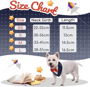 Нашийник для собак Kuoser, святковий аксесуар, великий розмір (L), блакитний