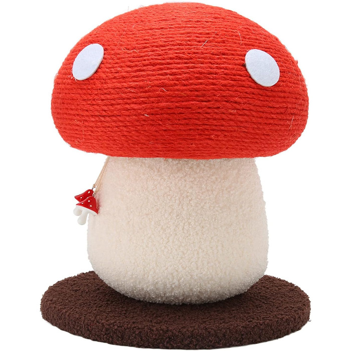 Котячий будиночок-грибок Mrisata: високий когтеточка з сизалевим покриттям