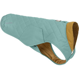 Куртка для собак RUFFWEAR Stumptown, зелена, S – утеплена, стильна, з отвором для шлейки, зносостійка, преміум-якість