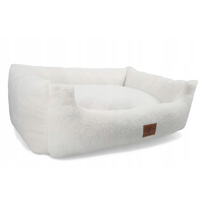 Ліжко-диван для собак Odol-Plusz, рожеве, прямокутне, розмір L 95x75 см