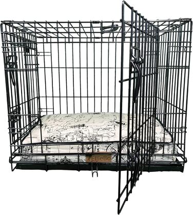 Лежак для собак Ellie-Bo Voyager, для клітки 61 см, розмір S, 56x41 см, кремовий