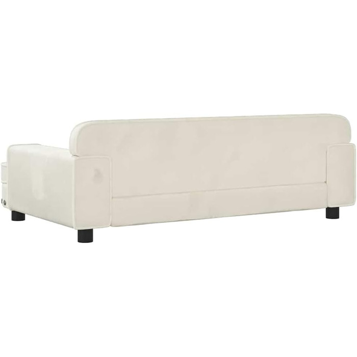 Крісло-ліжко для собак VidaXL, 90 x 53 x 30 см, кремовий колір