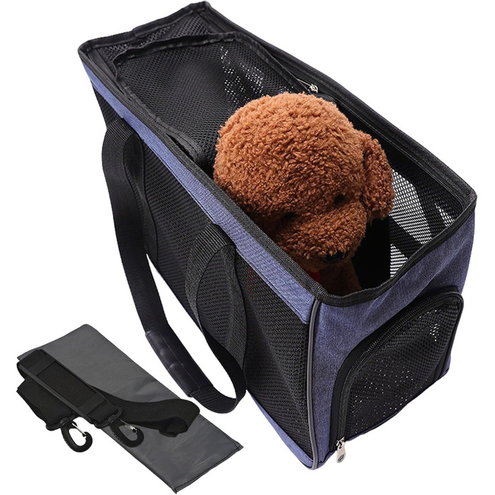 Сумка-переноска для собак маленьких порід | Сумка для подорожей та активного відпочинку – безпечний перенос тварин на плечі, для відпочинку, кемпінгу, подорожей, пікніків та прогулянок (фіолетовий)