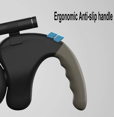 Висувна собача повідка, подвійна повідка для 2 собак, зручна ручка з піни, автоматична повідка, для великих та середніх собак, чорна