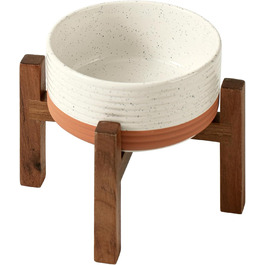 колір: окрема чаша + підставка - ванільно-білий