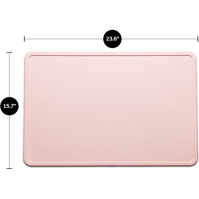 Килимок для годування собак та котів Remy+Roo | Силіконовий, 100% водонепроникний, неслизький, для миття в посудомийній машині