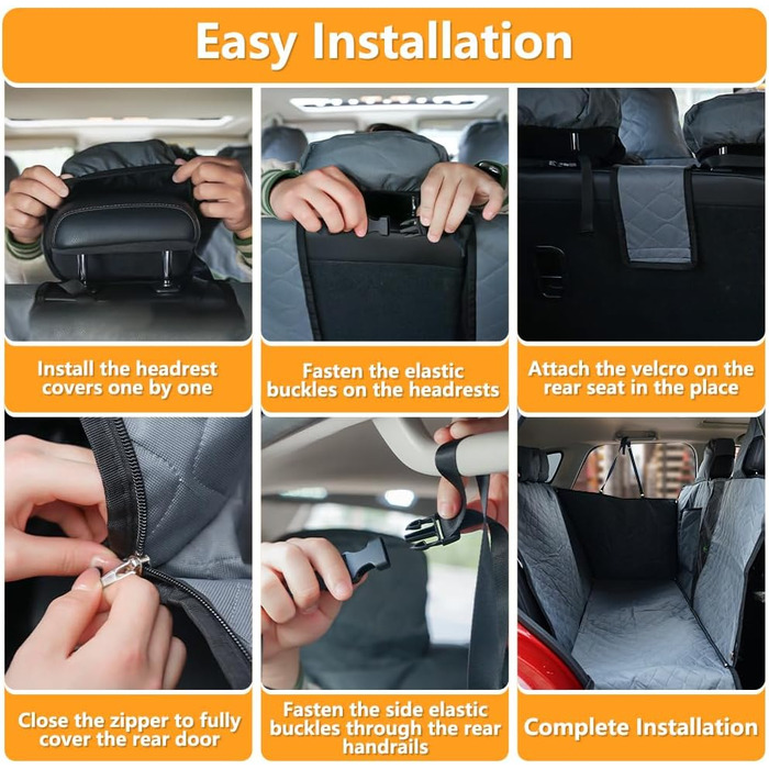 Захисний чохол на сидіння автомобіля для собак, Tesla Model Y 2020-2024, штучна шкіра, водовідштовхувальний, стійкий до подряпин, для заднього сидіння, килимок для тварин, автомобільна гамак з сіткою