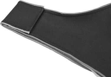 Водонепроникний жилет для собак Softshell з порталом для повідка та клямкою (S, Чорний)