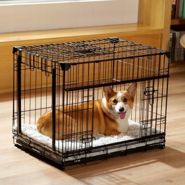 Металева клітка Lalazoo для середніх собак, 53 x 76 x 61 см