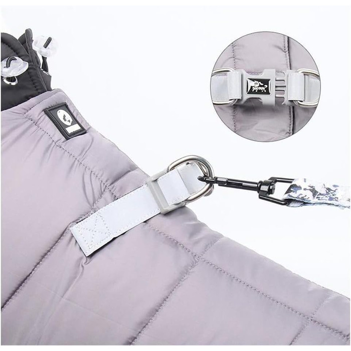 Водонепроникний зимовий теплий наряд для собак, тепла куртка для маленьких та середніх собак, 4 лапи, захист від вітру, світловідбиваюча, оранжевий, XL