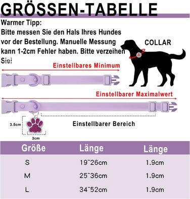 Персоналізоване собаче ошийник з металевою застібкою, двостороннє оксамитове ошийник з іменем та номером телефону, регульовані розміри для собак маленьких, середніх та великих порід