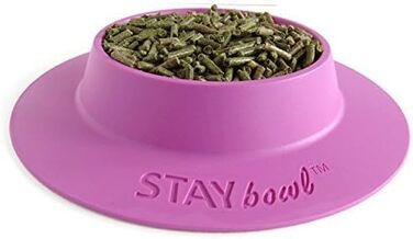 STAYbowl – миска для морських свинок та інших дрібних тварин, фіксуюча, фіолетова, 3/4 склянки