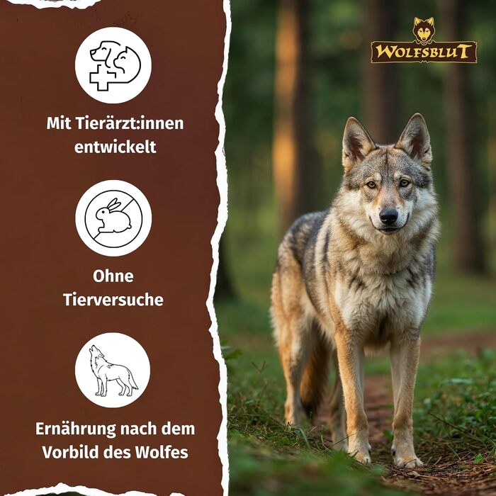 Сухий корм для дорослих собак WOLFSBLUT Wild Duck з качкою та суперфудами, беззерновий, 12.5 кг