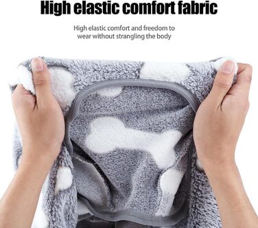 Піжама для собак SUYUKU, теплий зимовий комбінезон, флісова кофта для маленьких та середніх собак, одяг для домашніх тварин, рогатка, довгі рукави, светр для собак (сірий, 3XL), сірий, 3XL