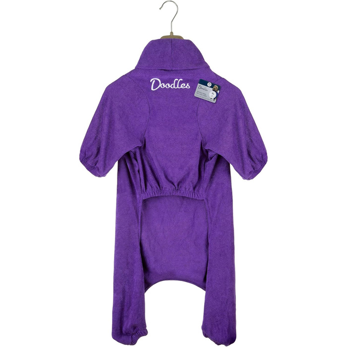 Полотенце для собак Mikki Doodes, XL, фіолетове, з мікрофібри, швидковисихаюче, для кудрявої шерсті