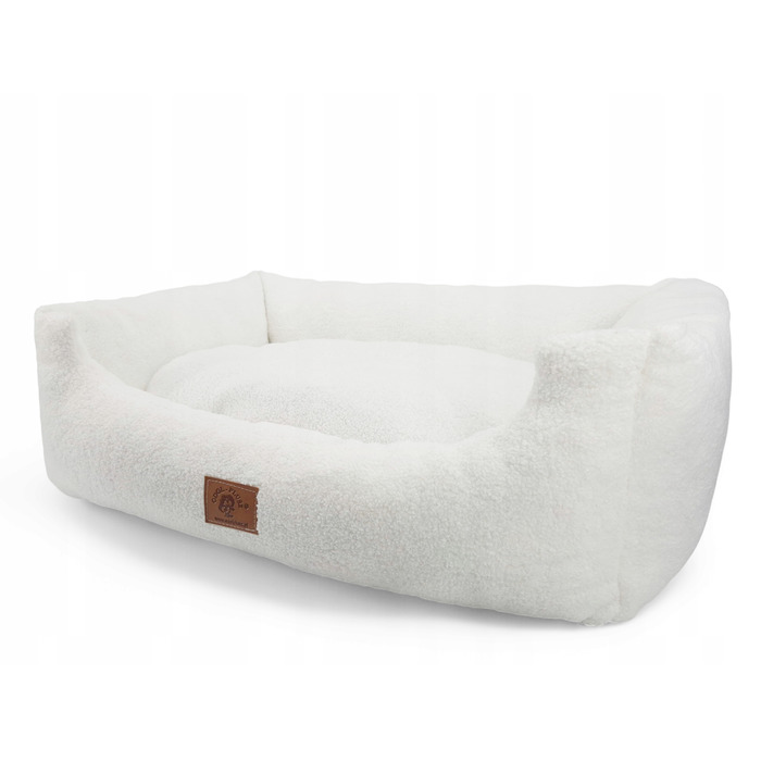 Ліжко-диван для собак Odol-Plusz, рожеве, прямокутне, розмір L 95x75 см