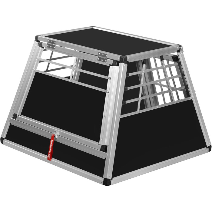 Транспортна переноска для собак Transportbox N23, алюмінієва, 82x90x63 см, з перегородкою та аварійним виходом