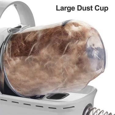 Професійний набір для грумінгу собак та котів: машинка для стрижки з пилососом, щітка, 6 інструментів, 13000 Pa, тиха робота, видалення шерсті