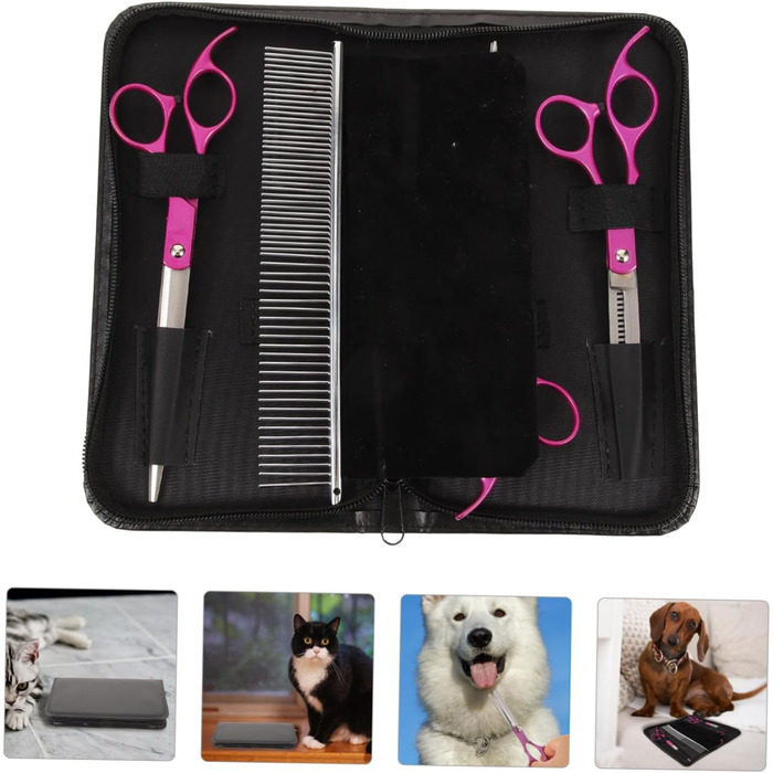 Набір інструментів для грумінгу собак: ножиці для догляду за шерстю, нержавіюча сталь Rosy