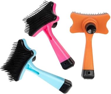 Щітка для собак, професійна для догляду за шерстю, інструмент для грумінгу, зелена