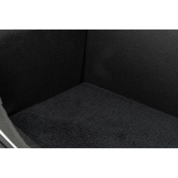 Автокрісло для собак TRIXIE Midi чорного кольору – комфортне та безпечне, складна конструкція, з кишенями, 13173