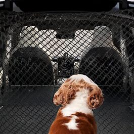 Сітка для собак у багажник авто: захисний бар'єр, 120x90 см