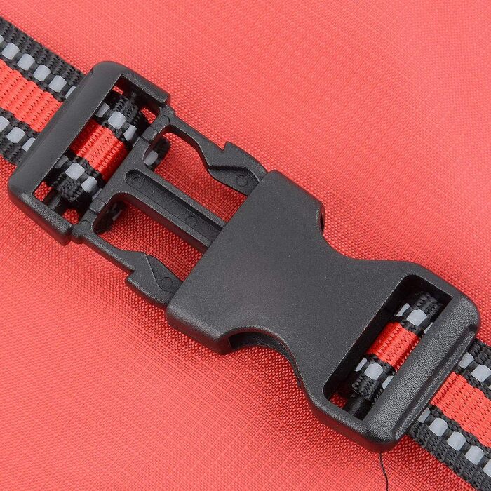 Водонепроникна куртка для собак Selmai, велика, з відбиваючими елементами, вітронепроникна, тепла жилетка для собак, для французького бульдога, для прогулянок, спорту на відкритому повітрі, холодної зими, червона, 9XL