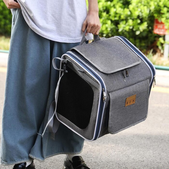 Фahrрадісний крісло для собак, портативне та складне, велосипедний кошик для тварин, для безпечних прогулянок, подорожей, щоденних поїздок, їзди на велосипеді з сім'єю та на відкритому повітрі для котів